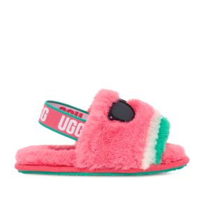 Slide UGG Infantil Fluff Yeah Watermelon Stuffie Rosa