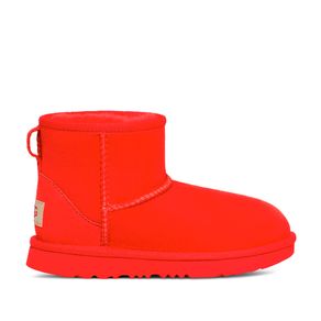 Bota UGG Juvenil Classic Mini II Vermelho