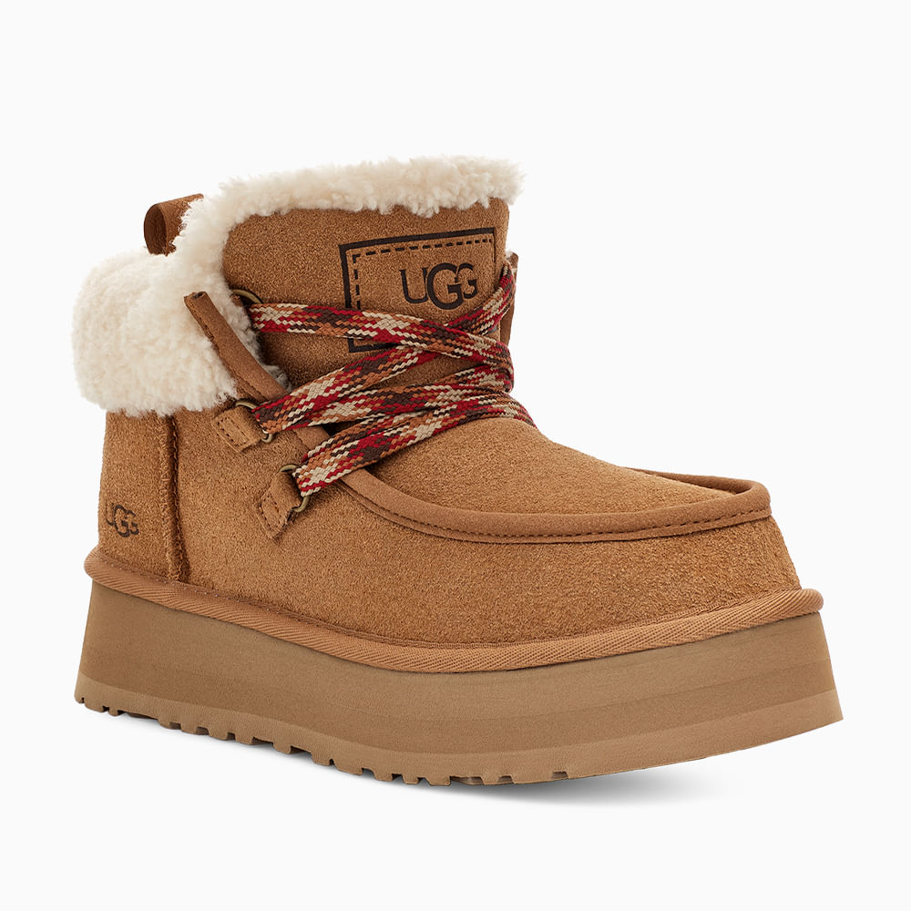 Bota UGG Funkarra Cabin Cuff Caramelo - lojaugg