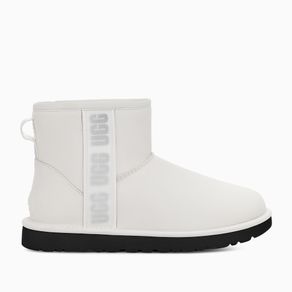 Bota UGG Classic Mini Side Logo II Branco