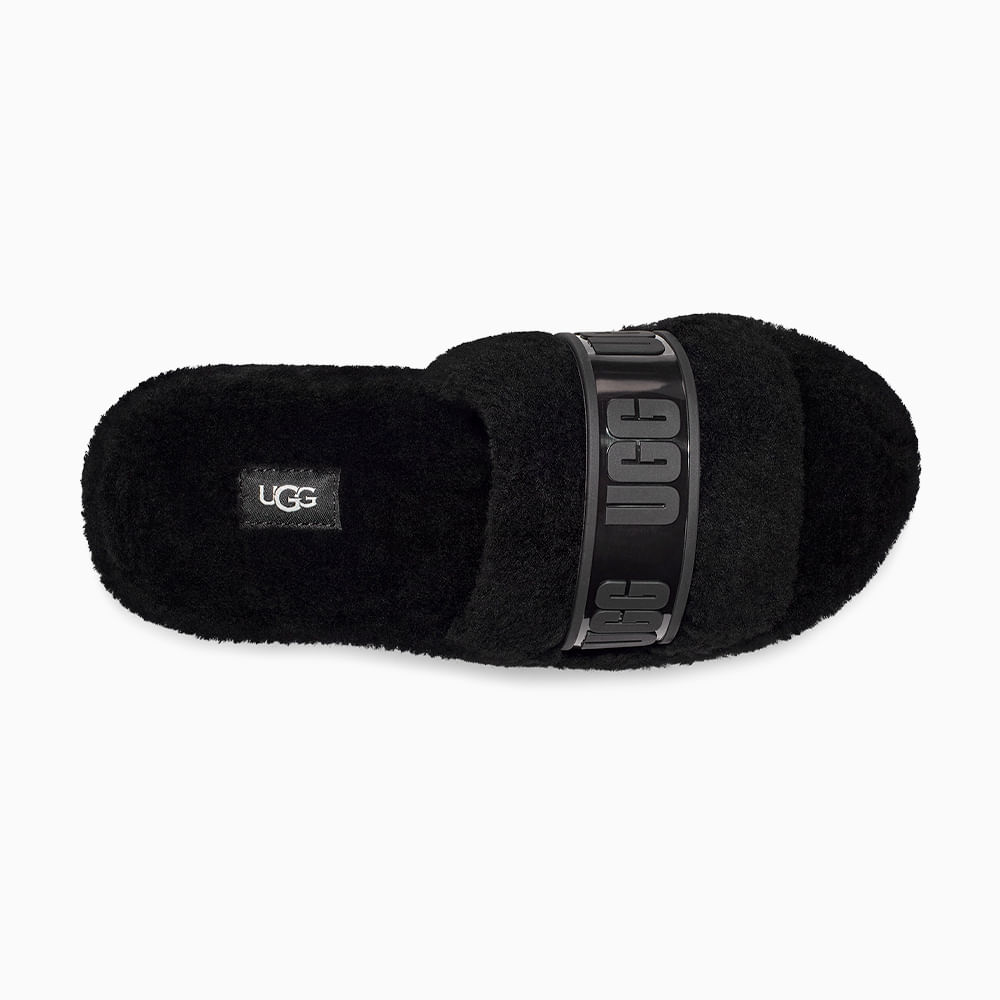 UGG Fluffita shops Clear Size 10 Black