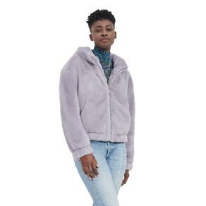 Jaqueta UGG Mandy Faux Fur Hoodie Lilás