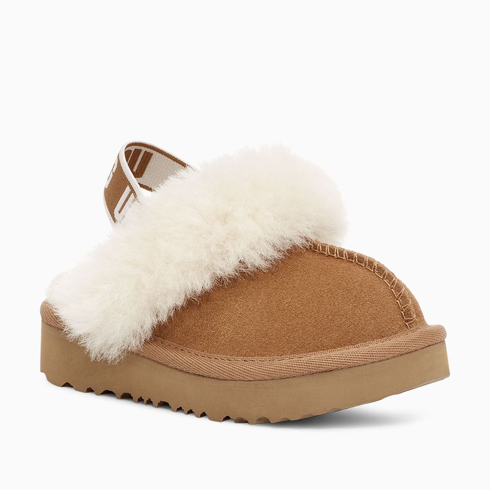 靴 UGG  FUNKETTE  kids Slide UGG Infantil Funkette Caramelo - lojaugg