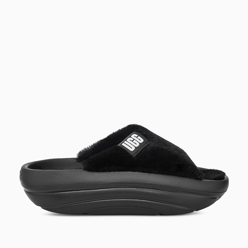 【UGG】W FOAMO UGGPLUSH SLIDE サンダル Slide UGG FoamO UGGPlush Preto - lojaugg