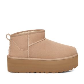 Bota UGG Classic Ultra Mini Platform Bege