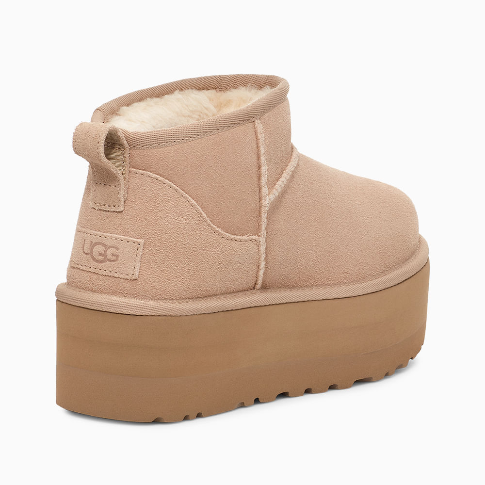 UGG W CLASSIC ULTRA MINI PLATFORM 24センチ Bota UGG Classic Ultra Mini Platform Caramelo - lojaugg