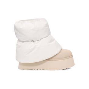 Bota UGG Classic Mini Dipper Puffer Branco