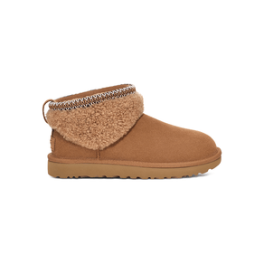 Bota UGG Classic Ultra Mini Maxi Curly Caramelo