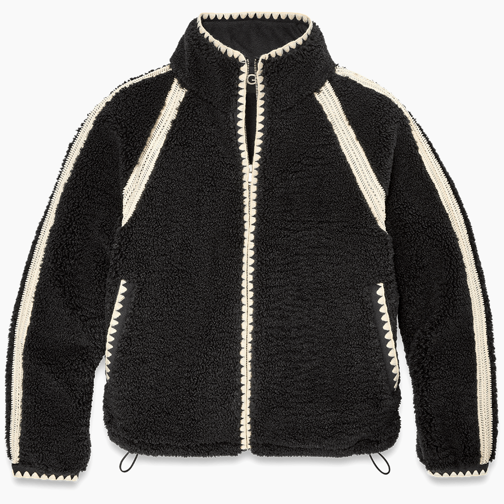 Jaqueta UGG Nikia Crochet UGGfluff Preto - lojaugg