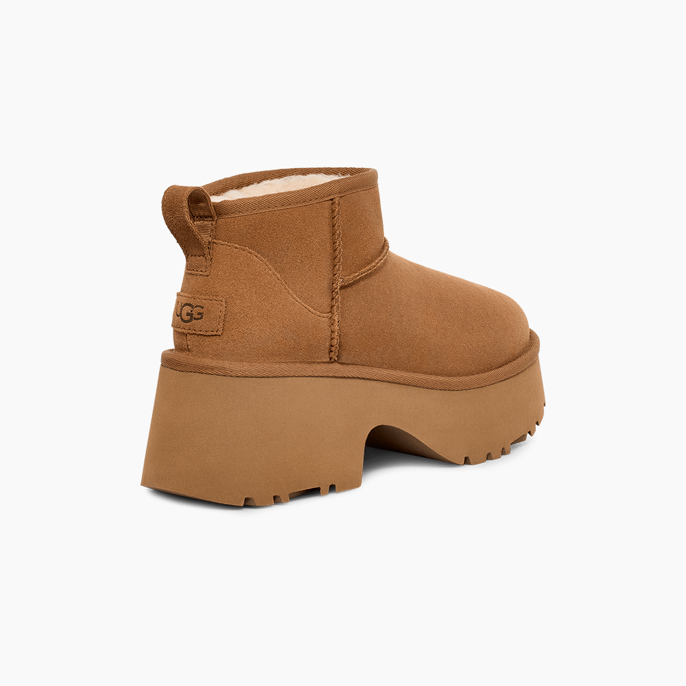Bota UGG Classic Ultra Mini New Heights Caramelo - lojaugg